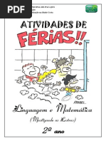 Capa - Atividade de Férias