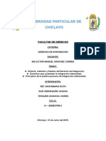 Derecho de Integración en la Universidad de Chiclayo