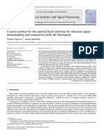 2010-A Novel Method for the Optimal Band Selection for Vibration Signal Demodulation and Comparison With the Kurtogram-Tomasz Barszcz