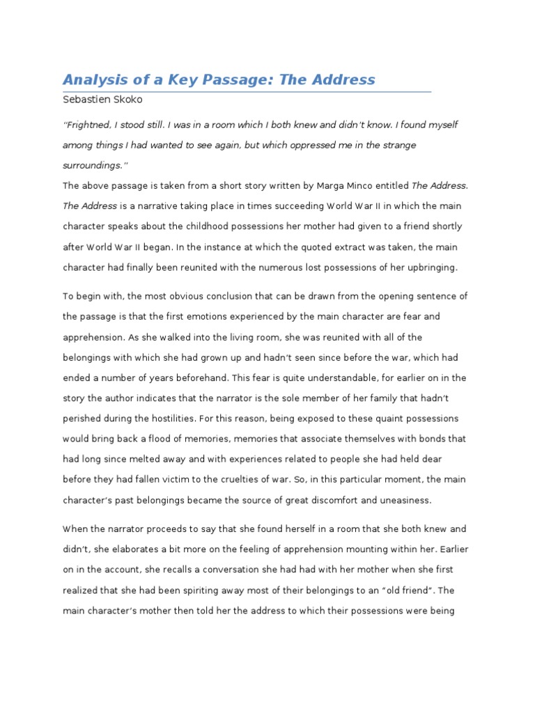 Key passage definition picture