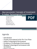 Macroeconomic Concepts of Investment & Indian Technological Environment