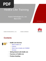 Introduction To HedEx Lite V200R001 V6.1