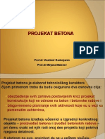 13 Tehnologija Betona - Projekat Betona