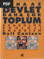 Daha Az Devlet Daha Cok Toplum - Rolf Cantzen