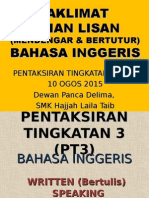 Taklimat Pentaksiran Tingkatan 3 Bi