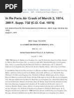 Re Paris Air Crash