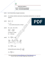 Cbse Test Paper-01 CLASS - XI PHYSICS (Gravitation) Topic: - Gravitation (ANSWERS)