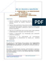 Diplomado en Gestión y Auditoría Ambiental-15 de Agosto