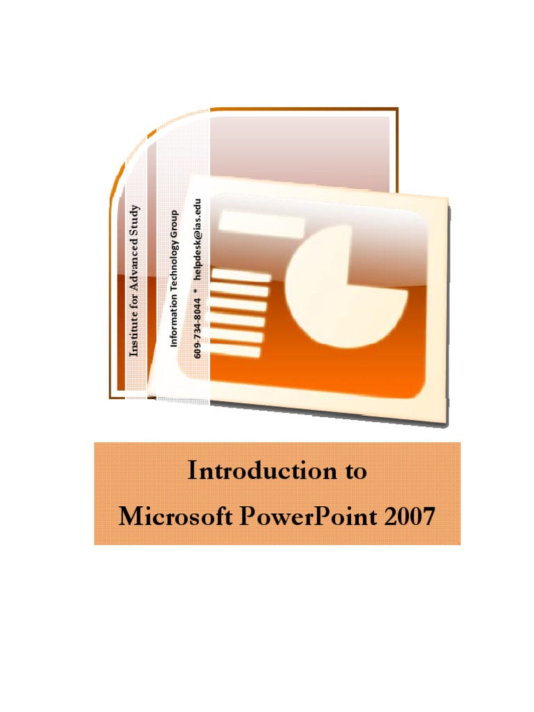 PowerPoint 2007 User Guide | PDF | Microsoft Power Point | Microsoft Office