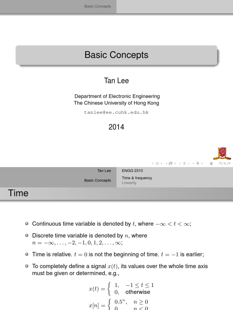 Basic Concepts | PDF
