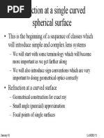 Refraction at Spherical Surface