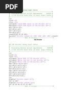 2x4 and 3x8 Decoder Using MatLab