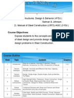 Text: 1) Steel Structures, Design & Behavior (4