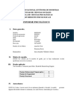 Bender, Informe Final