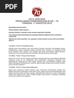 Download Tekas Doa Hut RI Ke 70 Tahun 2015  by Syafaat SN274287386 doc pdf