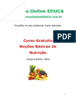 Noções Básicas de Nutrição