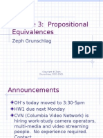 Propositional Equivalence