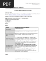 PHL251r6 Wk3 Evaluate Logical Arguments Worksheet