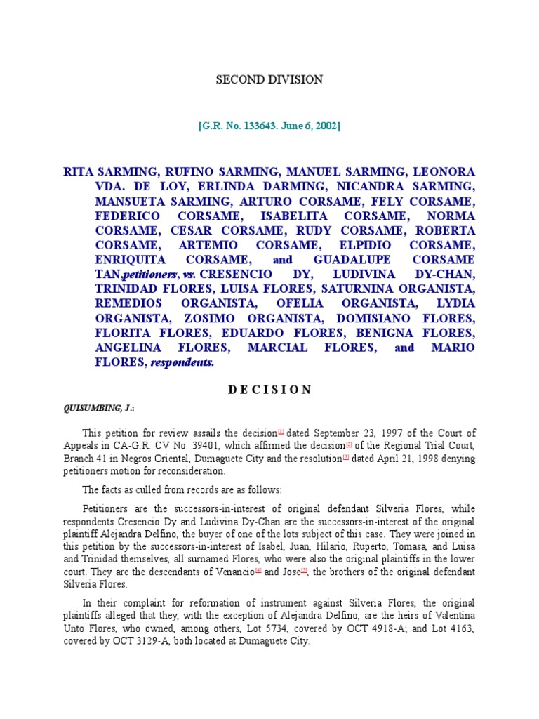 Reformation of Deed Case Involving Lots 5734 and 4163 | PDF | Mortgage ...