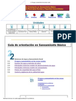 1 El Agua y Saneamiento en Las Zonas Rurales