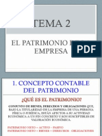 Tema 2 El Patrimonio de La Empresa