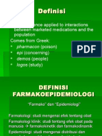 Definisi Farmakoepidemiologi