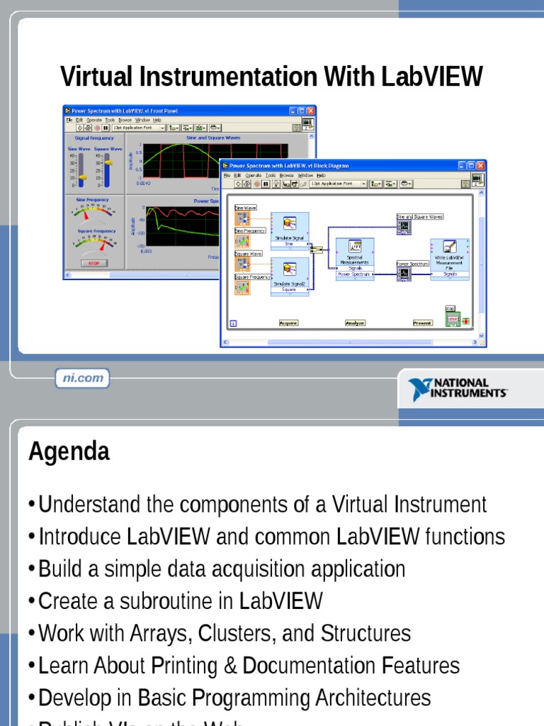 Virtual Instrumentation With Labview | PDF | Data Acquisition | String ...
