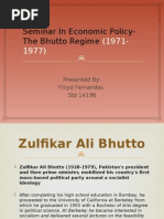 Bhutto Era - Seminar