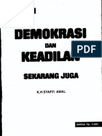 KH Syafi'i Amal-Demokrasi Dan Keadilan Sekarang Juga-Anonim (1998)