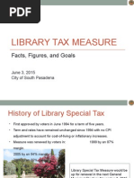 South Pasadena - Library Tax Measure