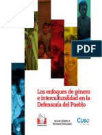 Folleto de Genero e Interculturalidad de La Defensoría Del Pueblo