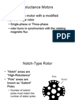 Reluctance Motors: - An Induction Motor With A Modified Squirrel-Cage Rotor