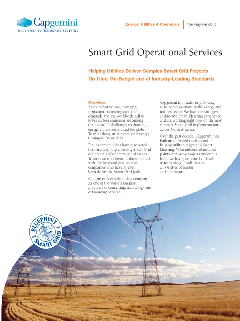 Smart Grid Operational Services Fact Sheet | PDF | Smart Grid ...