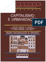 Capitalismo e Urbanizacao Maria Encarnacao Beltrao Sposito PDF Rev
