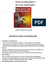 Materiais para Engrenagens