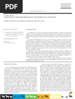 Criopreservação semen canino