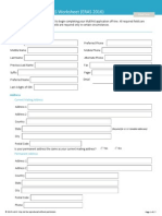 Eras Worksheet 2016