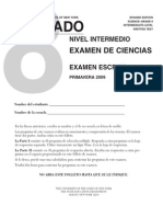 Examen de Ciencias