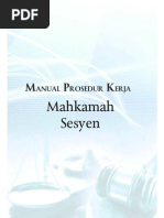 Manual Prosedur Kerja Mahkamah Sesyen