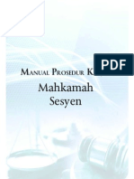 Manual Prosedur Kerja Mahkamah Sesyen