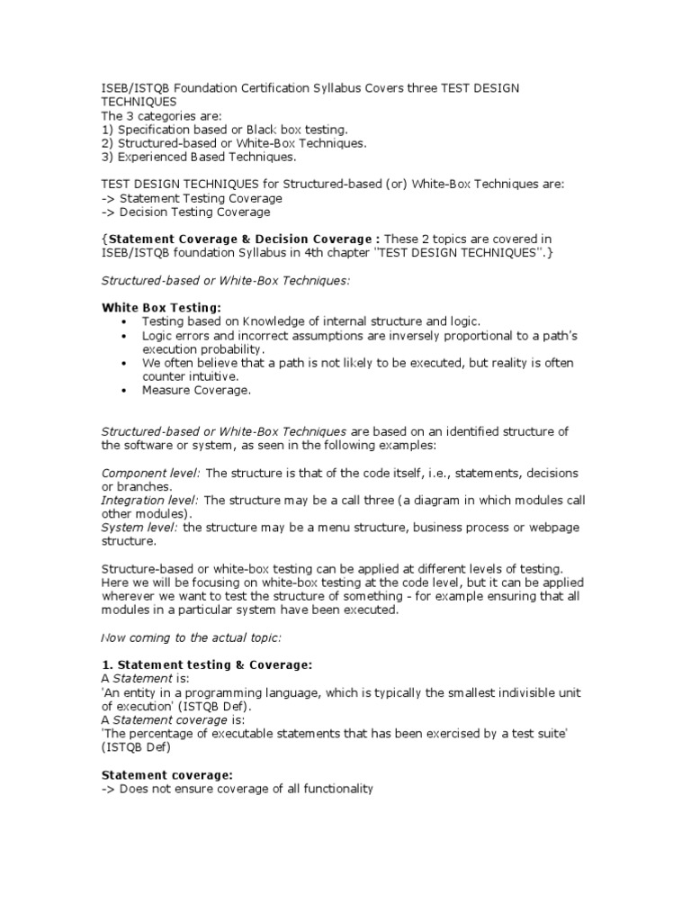 Statement Coverage, Branch Coverage, Condition coverage tutorials for