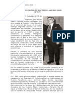 Vida y Proyeccion Politica de Pedro Antonio Saad Niyaim