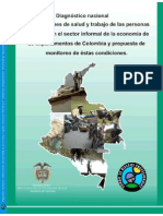 Diagnostico Nacional de Condiciones de Salud y Trabajo de Las Personas Ocupadas en El Sector Informal de La Economía