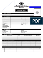 Borang Jawatan Kosong 2014