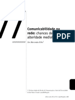 MARCONDES FILHO, Ciro (2012) - Comunicabilidade Na Rede: Chances de Uma Alteridade Medial