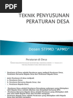 Download TEKNIK PERATURAN DESAppt by Drs Hartono SN274352541 doc pdf