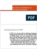 SynapseIndia Sharing Feedback on PHP Scripting Language
