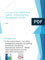 Occupational Health and Safety - Enhancing Your Management System