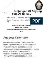 Laporan Kunjungan GI Sayung 150 KV Demak