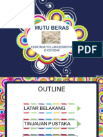 Penjaminan Mutu Beras